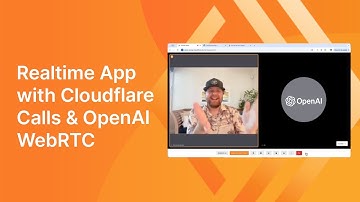 Build real-time interaction into your AI applications with Cloudflare Calls & OpenAI WebRTC