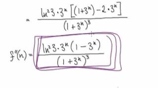 Video 2503 - Sequences convergence bounded monotonic derivative example (Part 2/2)