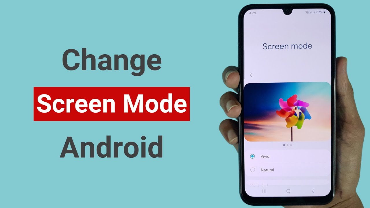 How to Change Screen Mode on Android - YouTube