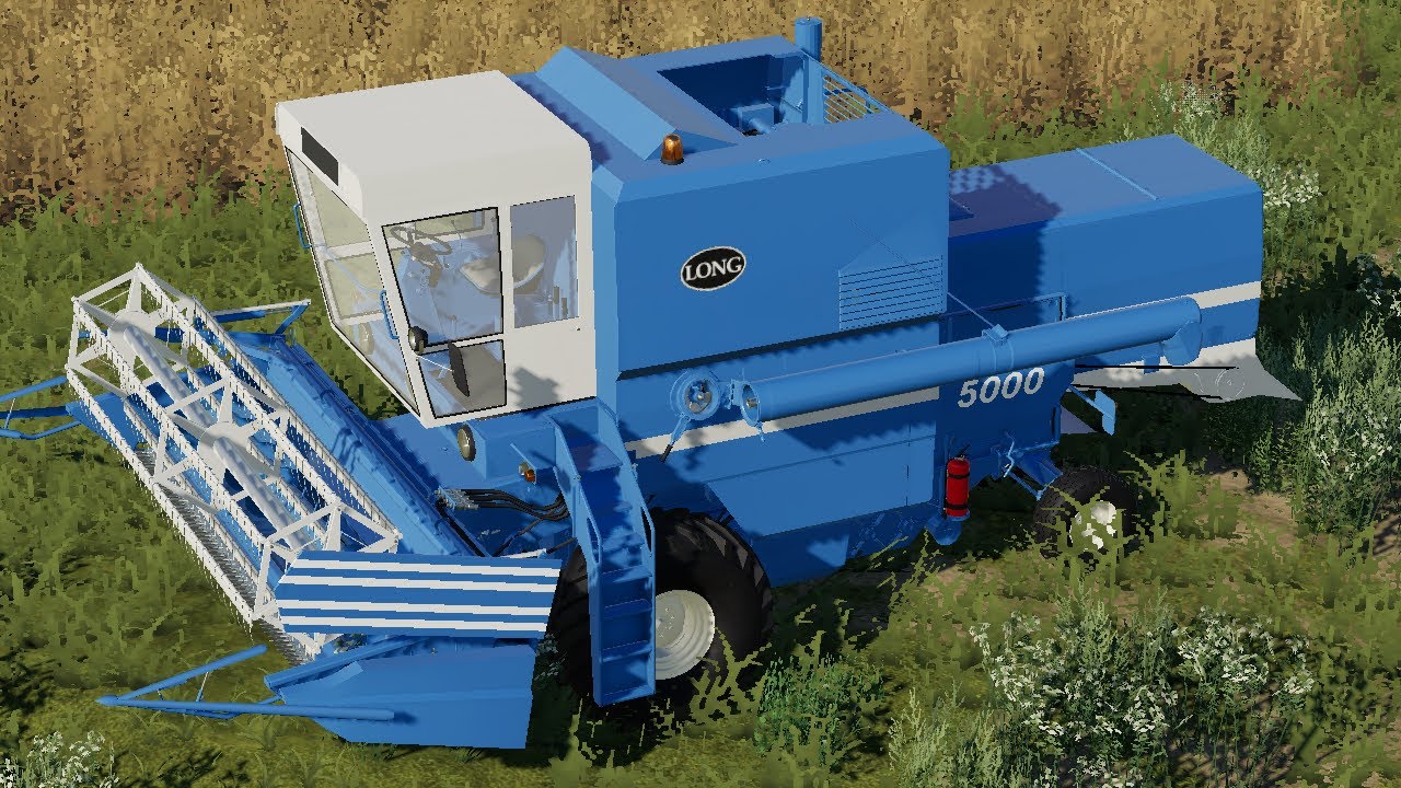 🚜Gospodarstwo w USA😎 Kosimy pszenicę Bizon Long 5000😀 - YouTube