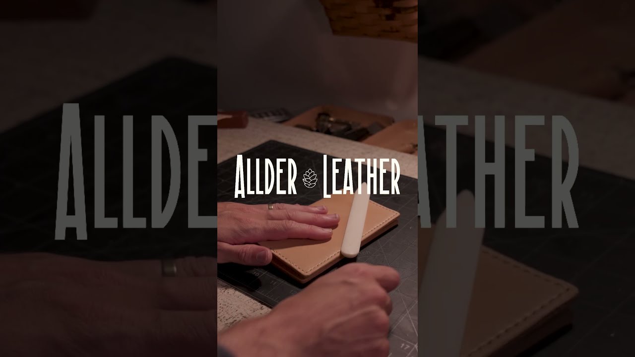 Leather Field Notes Cover Making || ASMR