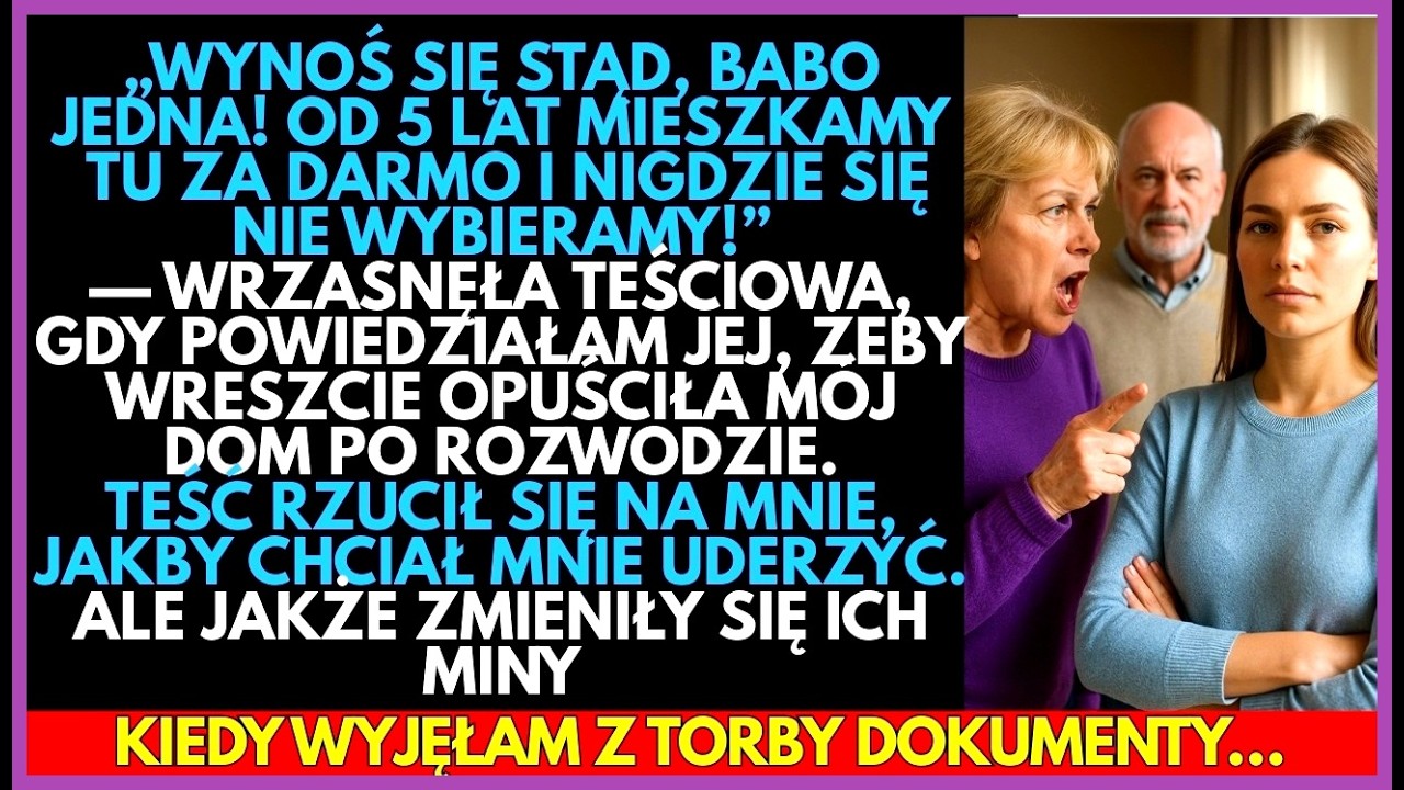 -Wynoś się STĄD! Od 5 lat mieszkamy tu za darmo! — teściowa WRZASNĘŁA, gdy poprosiłam o spokój