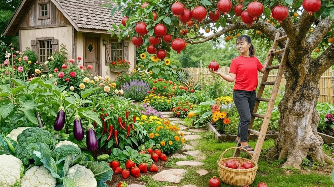 TIMELAPSE -- Harvesting Many Atiso, Other Fruits And Vegetables Go To Sell – Simple Village Life