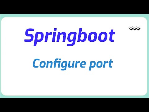 How to configure port for a Spring Boot application