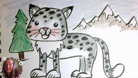 Draw a Snow Leopard!