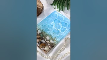 🌊🌟 This ocean world created with epoxy resin