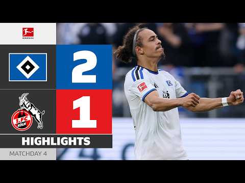 The Wait For A Win Is Over! | HAMBURGER SV \u002D 1. FC KÖLN | Highlights | Matchday 4 – Bundesliga