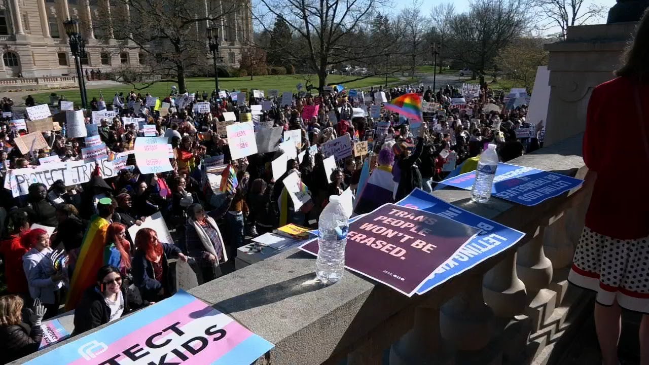 Amid protests, Kentucky lawmakers override Beshear veto of transgender bill