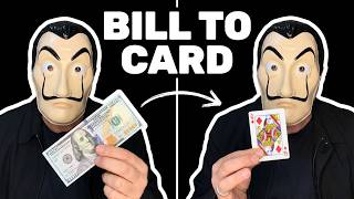 How to Turn Cash into a Playing Card in 1 Second 🪄
