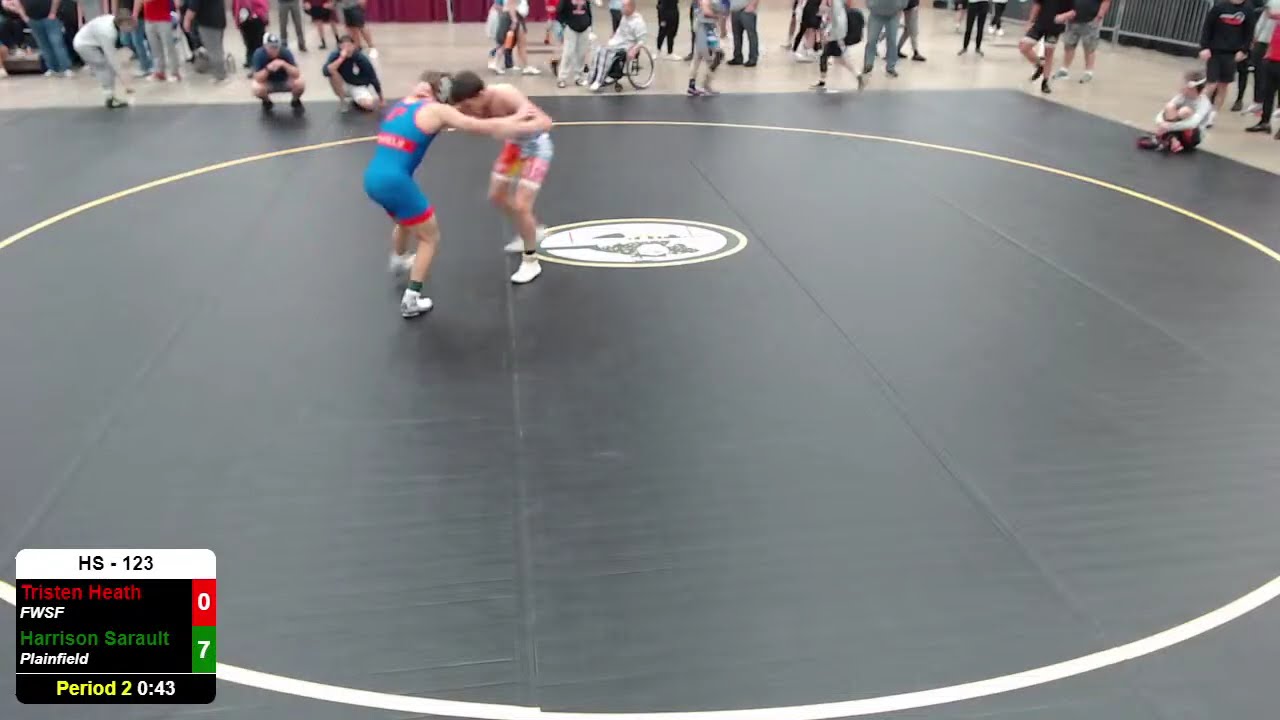 2025 IHPO 123lbs - Harrison Sarault (Plainfield) over Tristen Heath (FWSF ) (TF 17-0 (