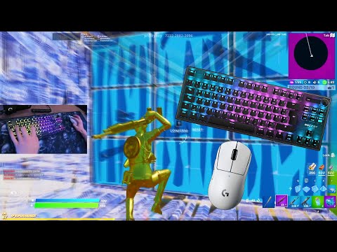 Roccat Vulcan TKL Pro ASMR Chill🤩Satisfying Gameplay Keyboard Fortnite 240 FPS Smooth 4K