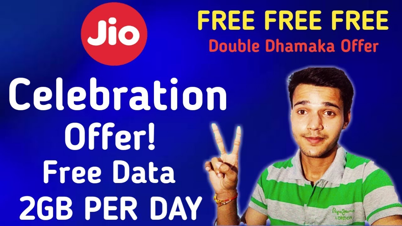 Jio Celebration Pack Offer | jio free data | Without recharge