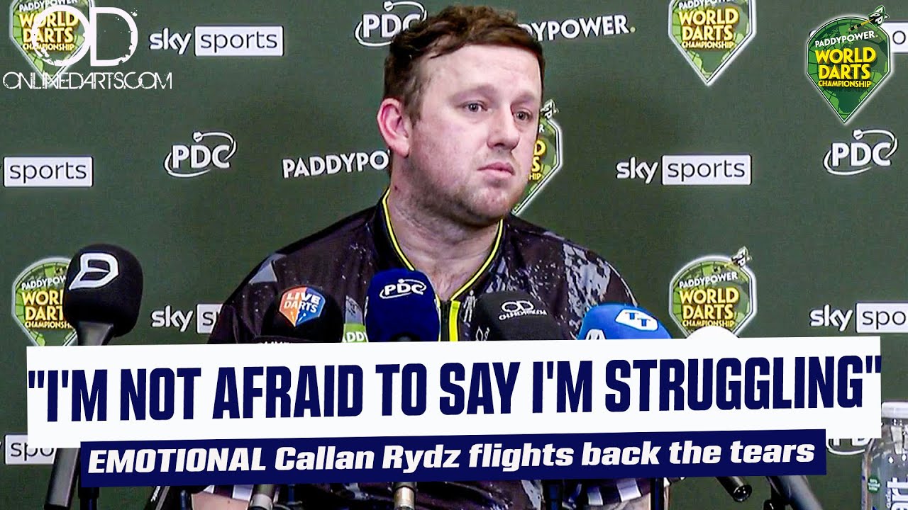 EMOTIONAL Callan Rydz flights back the tears "I'M NOT AFRAID TO SAY I'M STRUGGLING"