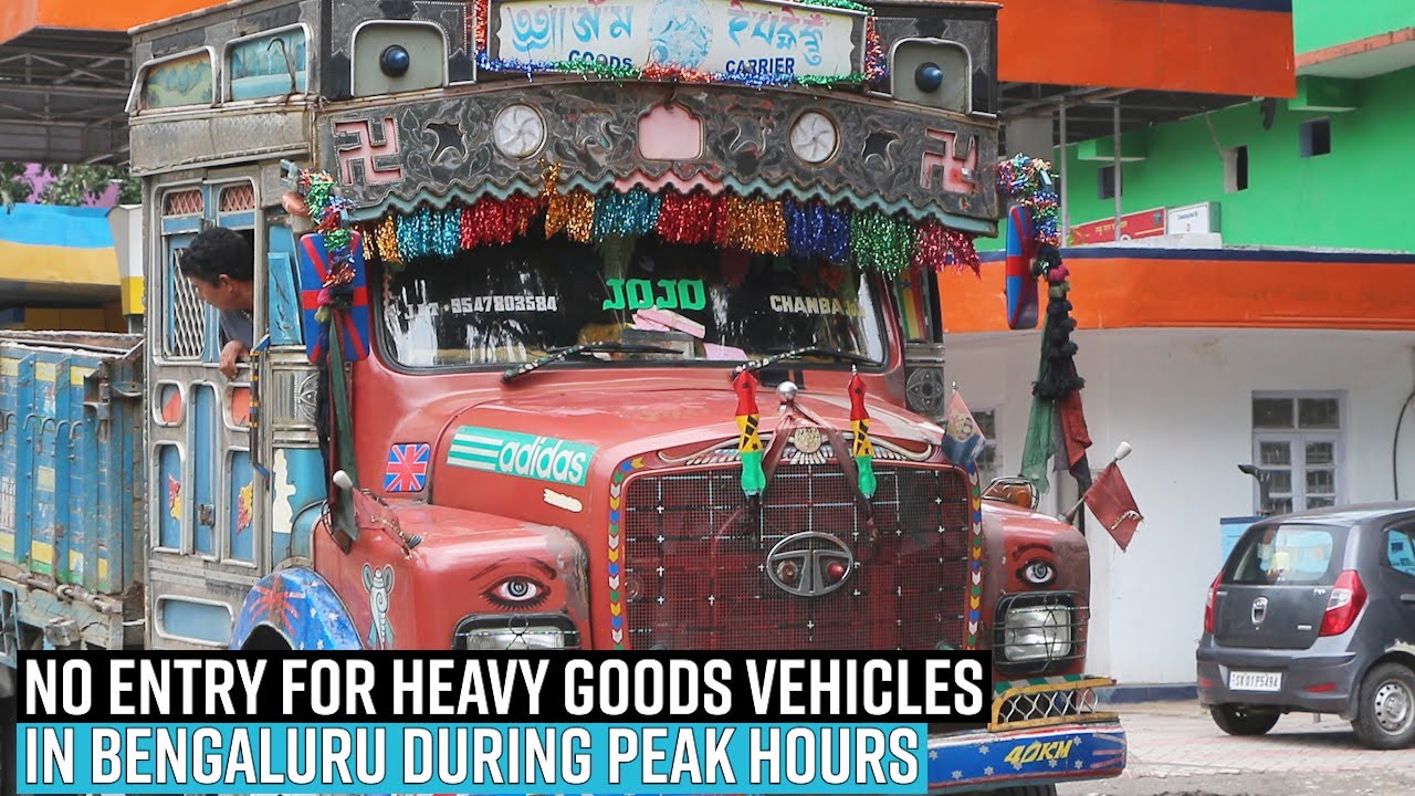 No entry for heavy goods vehicles in Bengaluru during peak hours