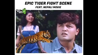 Epic Tiger Fight Scene Feat. Nepali Movie Wort Fight Scene Ever