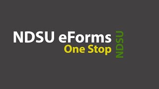 NDSU eForms