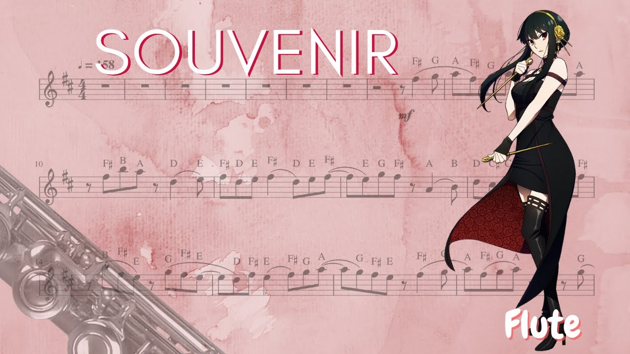 SPY x FAMILY Season 2 Opening SOUVENIR (Flute) YouTube