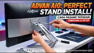 Cara pasang tatakan PC All in One ADVAN 