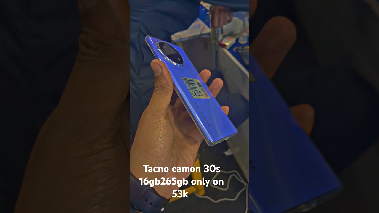 Tecno camon 30s 16gb ram 265gb rom super amolad Display box  pack Available very chep price