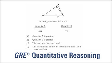 Triangles and sides: GRE quantitative reasoning practice question#108