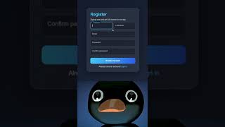 Login Form After CSS 😮🔥 #html #css #coding #loginform #shorts