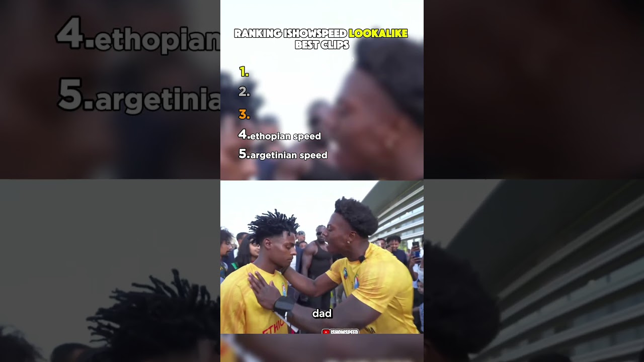 Ranking IShowSpeed LookAlike Best Clips