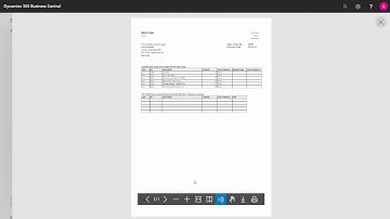 Print of Work Order from the Sales Order - Microsoft Dynamics 365 Business Central