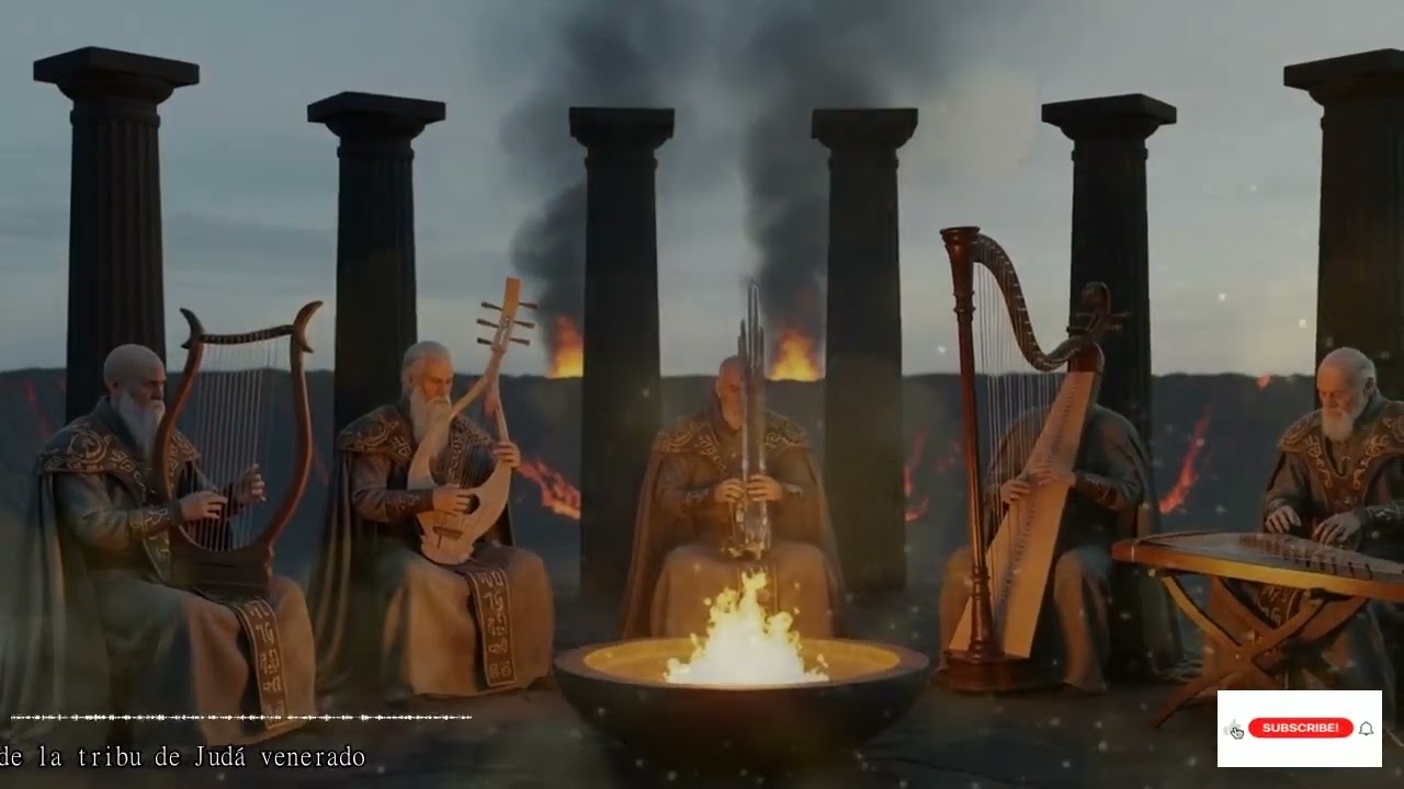 Desde Sión Sagrada Se Eleva El Shofar Con Cánticos Hebreos E Instrumentos En Adoración A Adonai