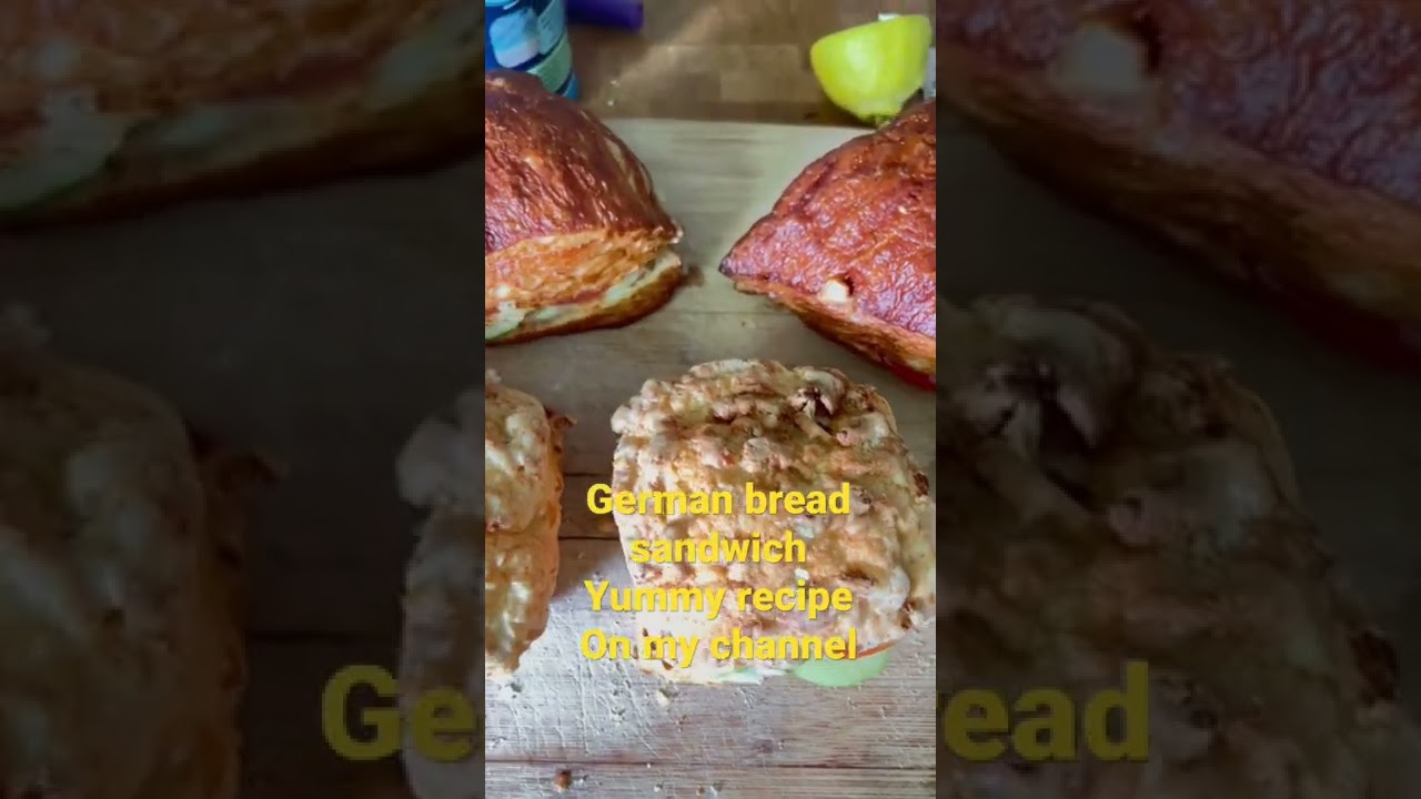 German bread sandwich 