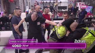 Zadruga 6 - Haos Janjuš Pokušao Da Nasrne Na Miljanu I Mariju, Bebica Postao Živi Zid- 11.02.2023.