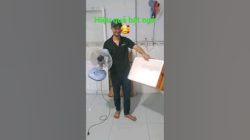 Cách Làm "Quạt Hơi Nước" bằng nước đá và Kết Quả! 😍 #shorts