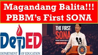 Magandang Balita!!! PBBM’s First SONA (DepEd)@wildtvoreg screenshot 4