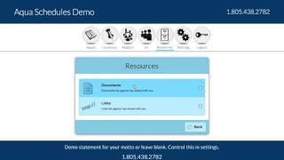 Aqua Schedules - Requester - Resources