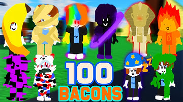 ROBLOX - How To Get ALL 100 BADGES/CODES in Find The Bacons - Gameplay - iOS / Android & PC Games