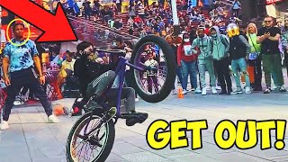 Wheelie Dare In Times Square Wild Nyc Day