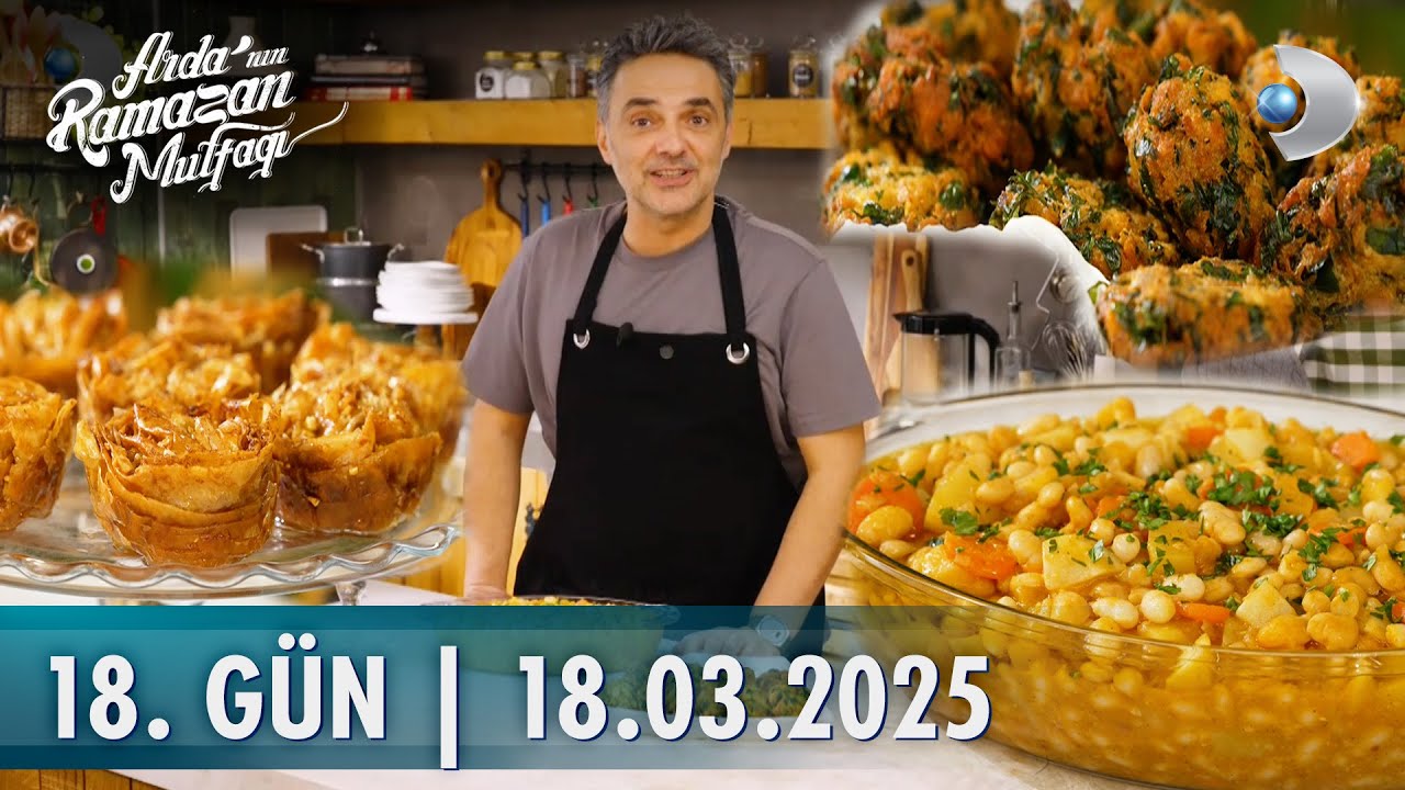 Arda'nın Ramazan Mutfağı | 18. Gün | Fasulye Pilaki, Bayat Pide Mücveri, Cevizli Çıtırlar