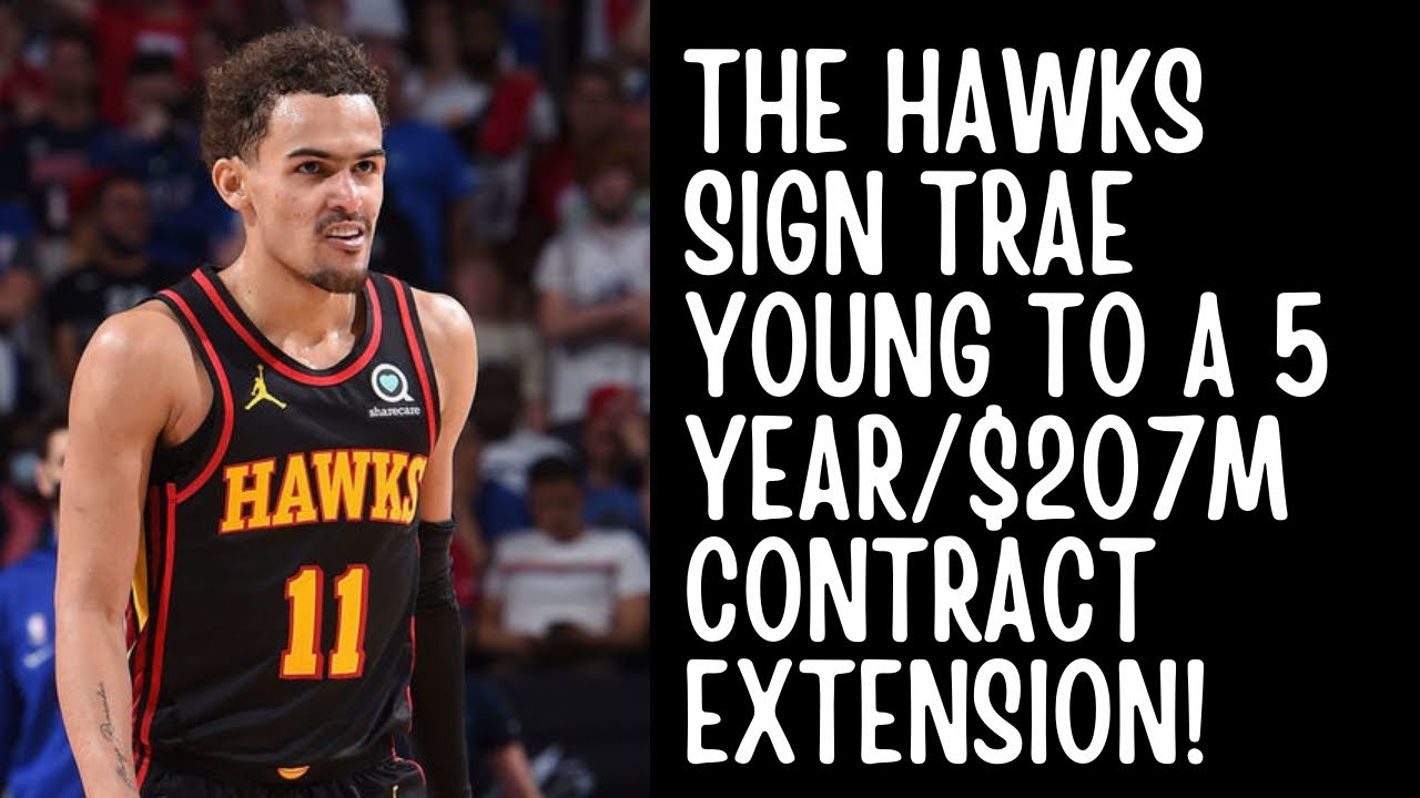 TRAE YOUNG SIGNS A 5 YEAR/$207M CONTRACT EXTENSION WITH THE ATLANTA HAWKS!