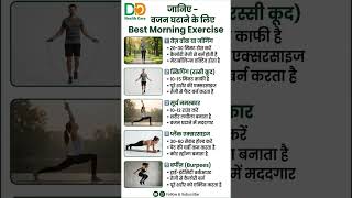 जानिए-Morning exercise करने से तेजी से वजन कैसे घटाएँ" #exercise #workout #fitness #weightloss #care