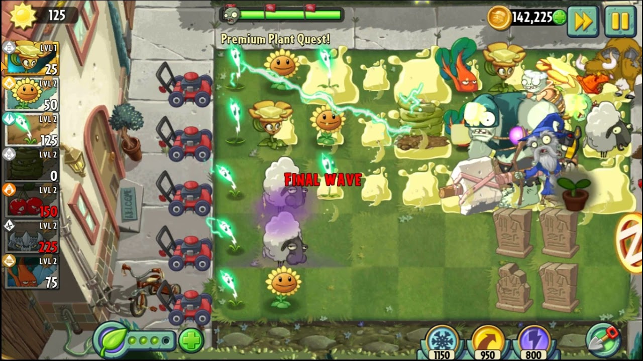 Buttercup Event Level 3 (Plants vs. Zombies 2)