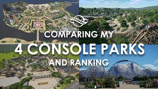 Comparing My 4 Console Parks (And Ranking) - Planet Coaster