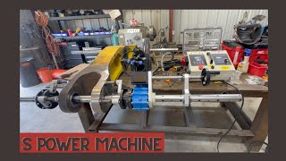 : S Power line boring machine: use and review / Kobelco loader arm part 2