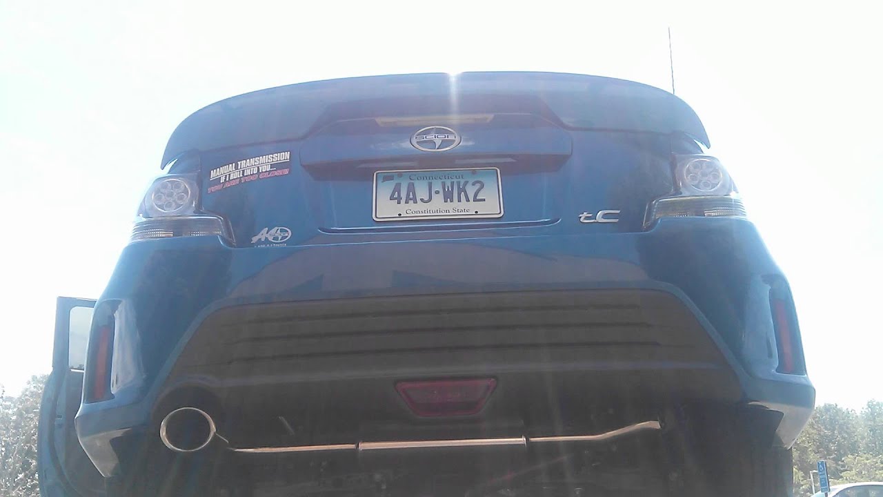 2014 scion tc TRD EXHAUST SOUND - YouTube
