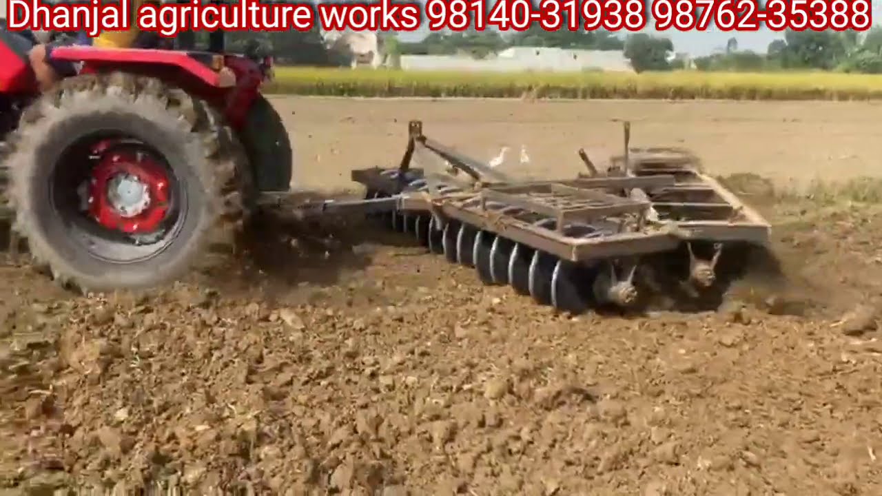 9500MF ਨਾਲ,28 tawiya di sirra performance  for 75 hp tractors Dhanjal agriculture works🚜