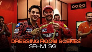 Dressing room scenes | #SRHvLSG | SunRisers Hyderabad