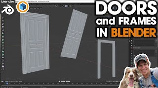 Modeling DOORS AND FRAMES in Blender - Step by Step Tutorial!