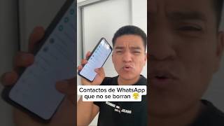 Eliminar contactos que no se pueden borrar.
