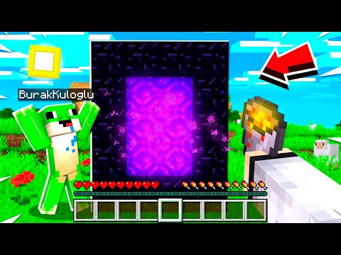 KOVA İLE PORTAL YAPTIK  - Minecraft AslanCraft Bölüm 13