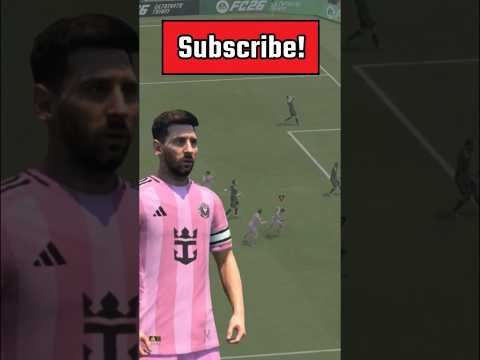 Lionel Messi scores an amazing goal Inter Miami EA FC26