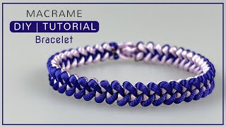 How to Make Macrame Bracelet Using Square Knot Variations | Macrame Bracelets Tutorial For Beginners