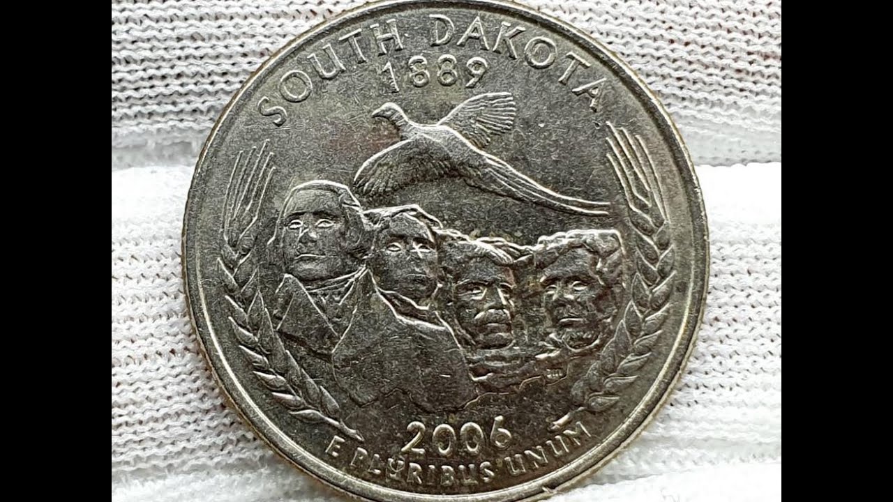 🇺🇸 USA 1889 2006 SOUTH DAKOTA QUARTER DOLLAR COIN YouTube